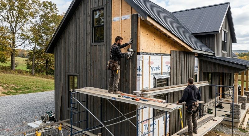 Barn Siding Installation in Lamoille County, VT