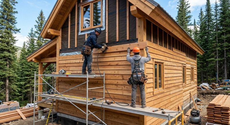 Barn Siding Installation in Waterbury, VT