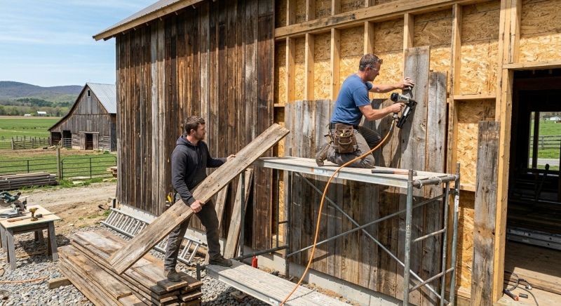 Batten Siding Installation in Barre, VT