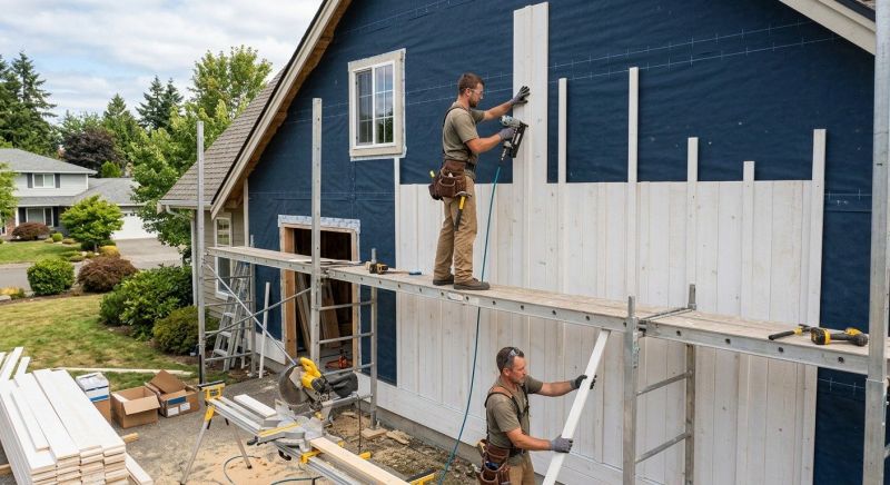Batten Siding Installation in Essex Junction, VT