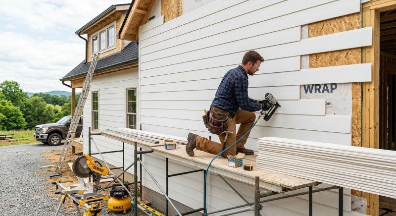Batten Siding Installation in Huntington, VT