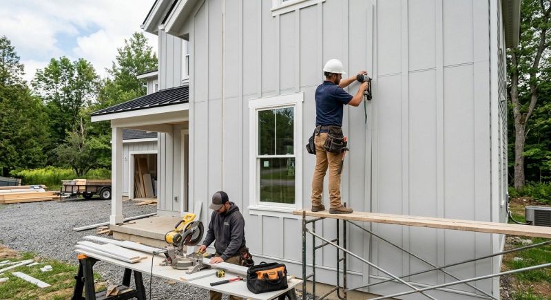 Batten Siding Installation in Lowell, VT