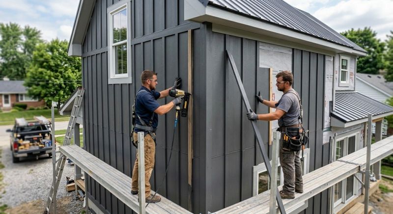 Batten Siding Installation in Plainfield, VT