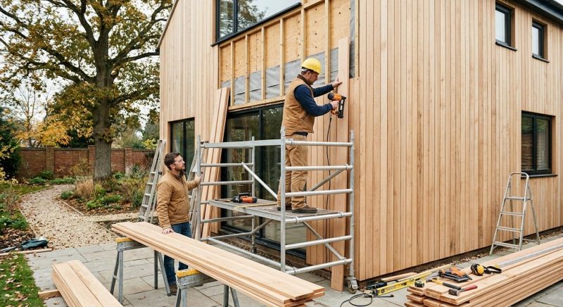 Cedar Cladding Installation in Stowe, VT