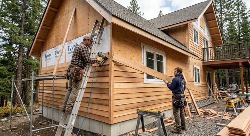 Cedar Siding Installation in East Montpelier, VT