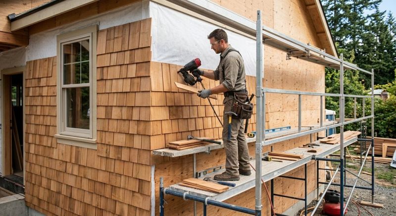 Cedar Siding Installation in Lamoille County, VT