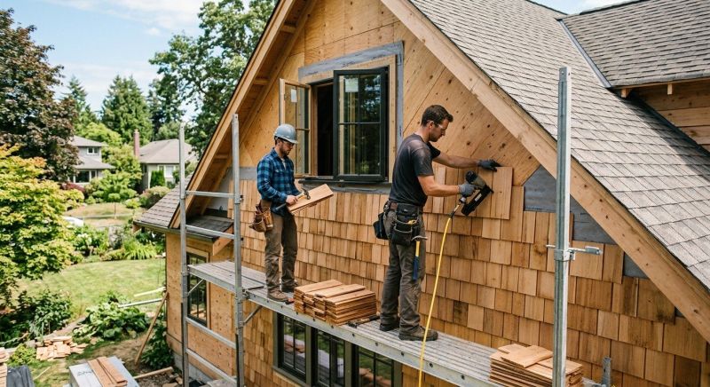 Cedar Siding Installation in Morrisville, VT