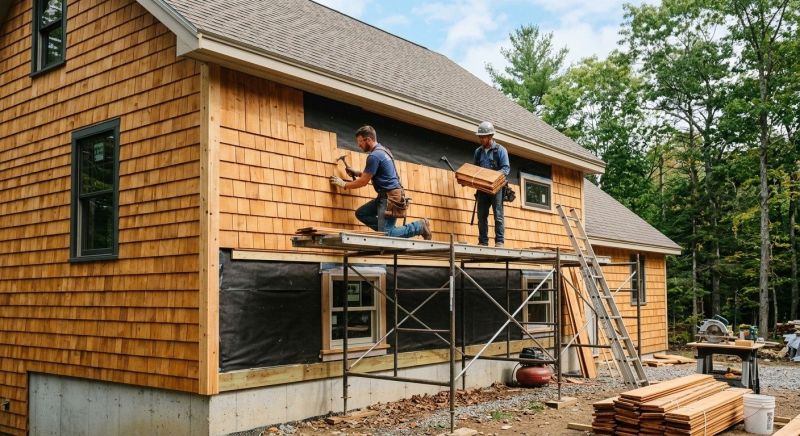 Cedar Siding Installation in Washington County, VT