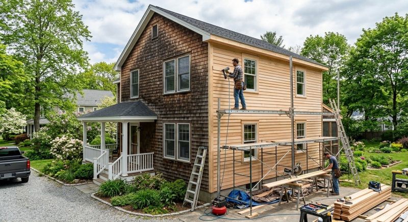 Cedar Siding Installation in Williston, VT