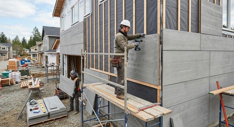 Cement Siding Installation in Lowell, VT