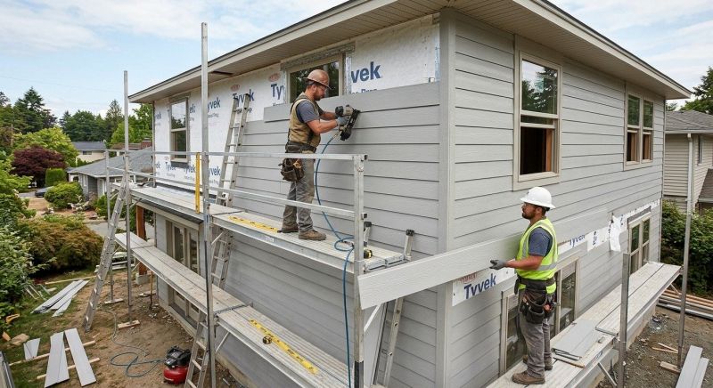 Cement Siding Installation in Marshfield, VT