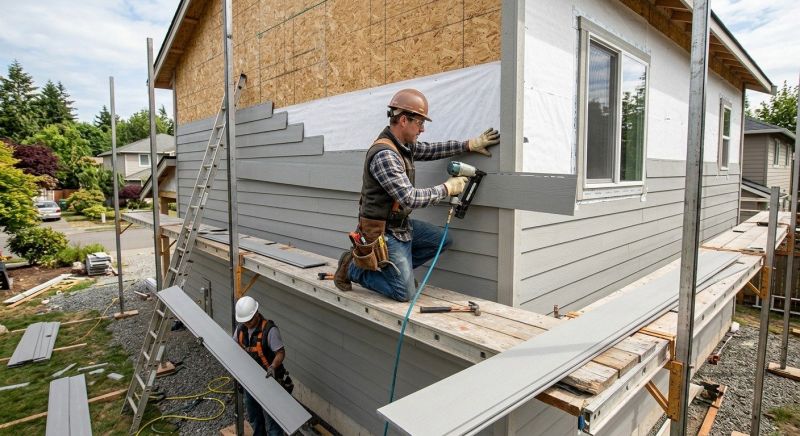Cement Siding Installation in Montpelier, VT