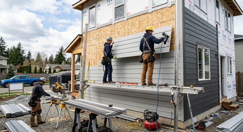 Cement Siding Replacement in Lowell, VT