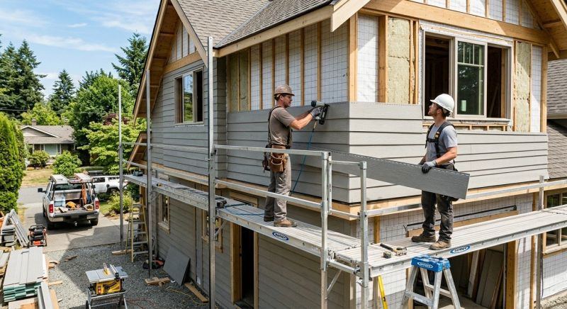Cement Siding Replacement in Williston, VT