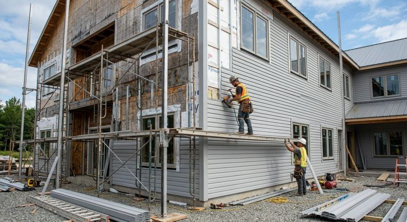 Commercial Siding Installation in Stowe, VT