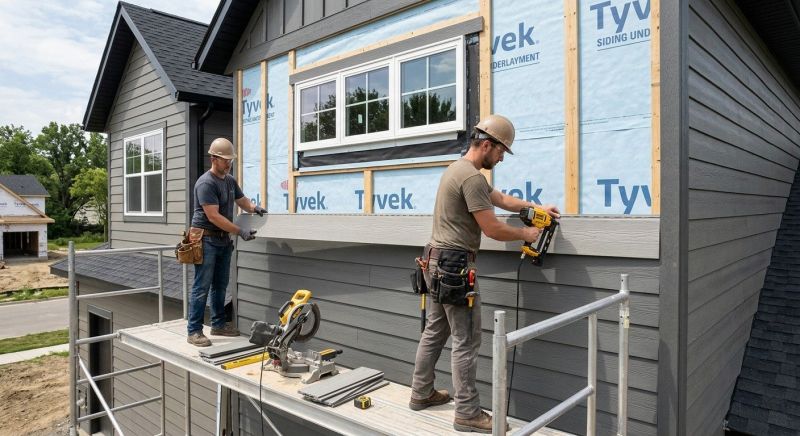 Composite Siding Installation in Huntington, VT
