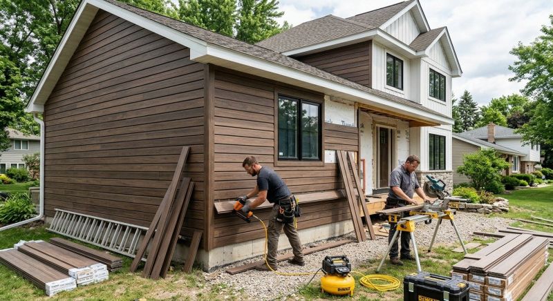 Composite Siding Installation in Williston, VT