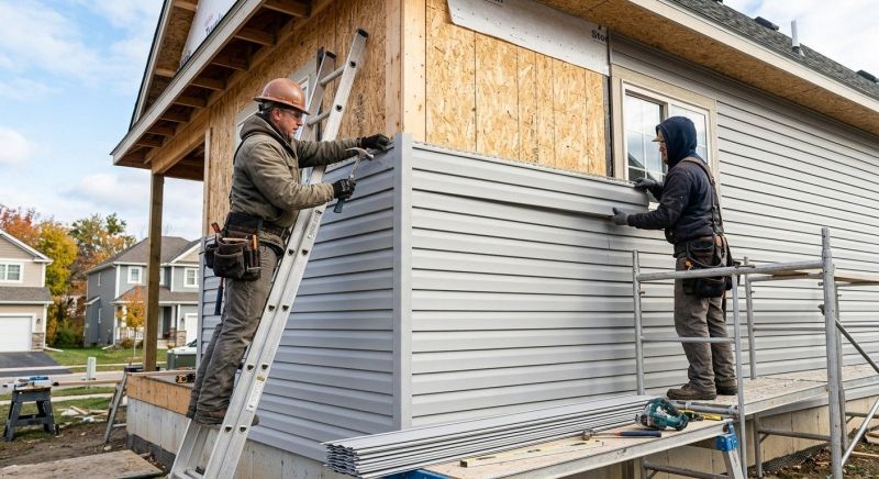 Engineered Siding Installation in East Hardwick, VT