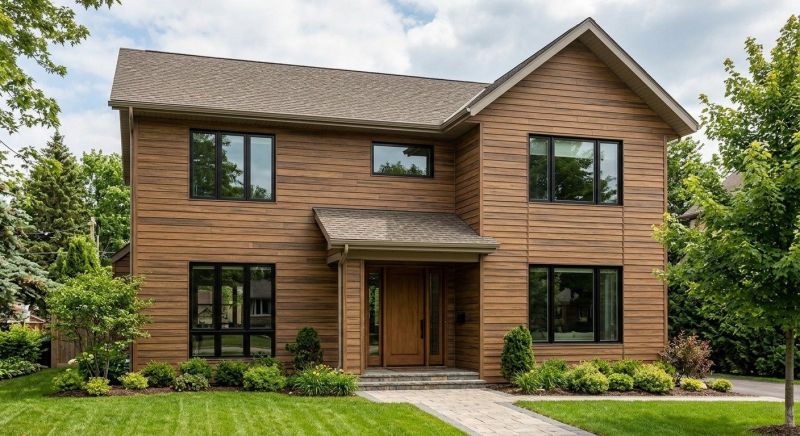 Faux Wood Siding Installation in Essex Junction, VT