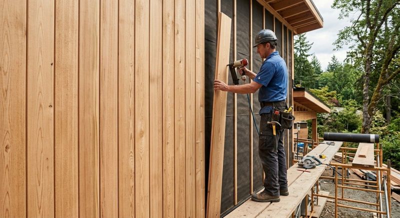 Faux Wood Siding Installation in Stowe, VT