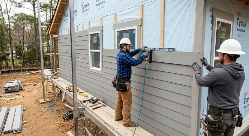 Fiber Cement Installation in East Montpelier, VT