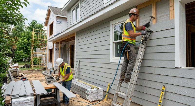 Fiber Siding Installation in East Hardwick, VT