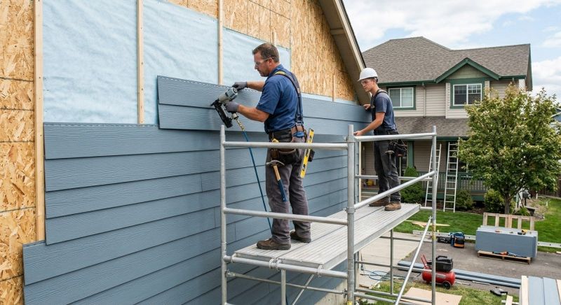 Fiber Siding Installation in East Montpelier, VT