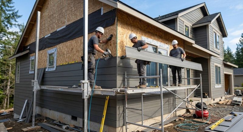Fiber Siding Installation in Williston, VT