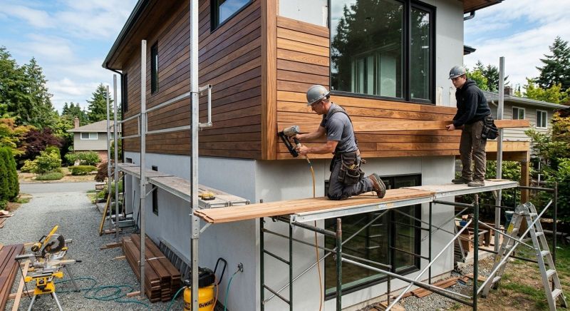 Hardwood Siding Installation in Marshfield, VT