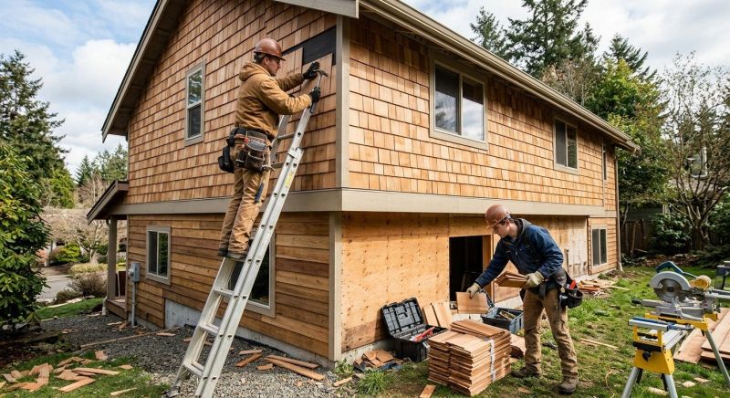 Hardwood Siding Installation in Plainfield, VT
