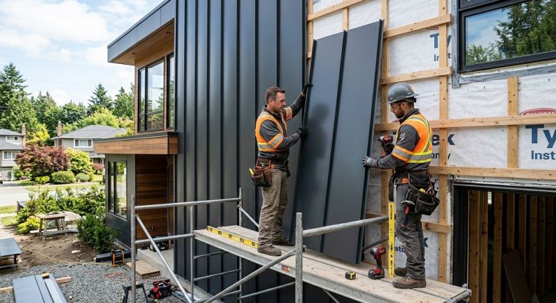 Metal Barn Siding Installation in Stowe, VT
