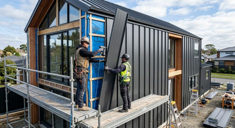 Metal Cladding Installation in Stowe, VT