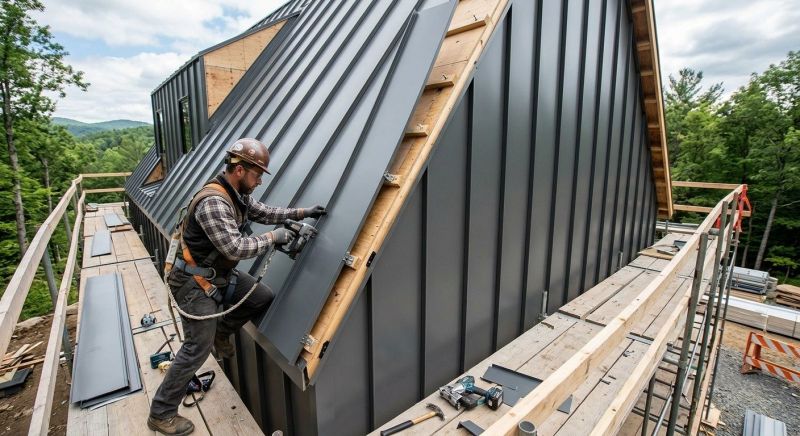 Metal Siding Installation in East Hardwick, VT