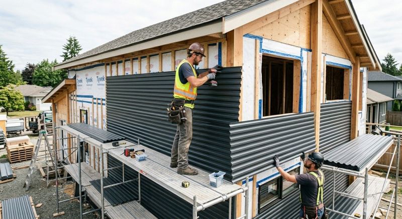 Metal Siding Installation in Huntington, VT