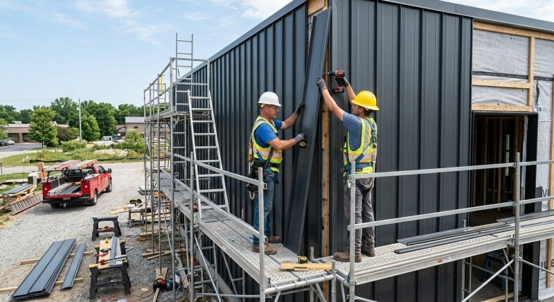 Metal Siding Installation in Marshfield, VT