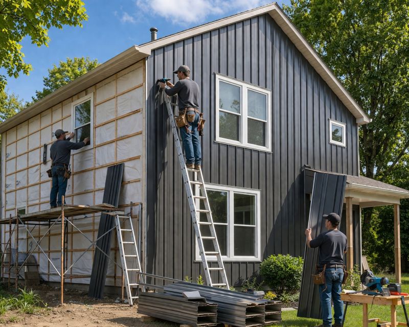 Metal Siding Installation in Morrisville, VT