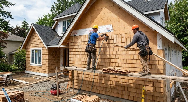 Shake Siding Installation in Waterbury, VT