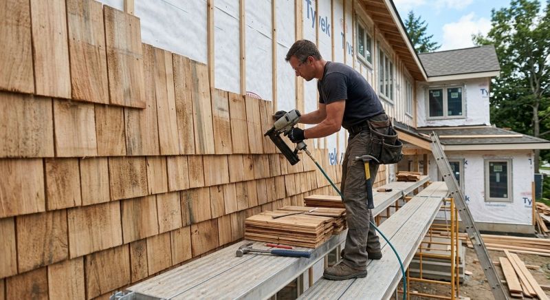 Shingle Siding Installation in Stowe, VT