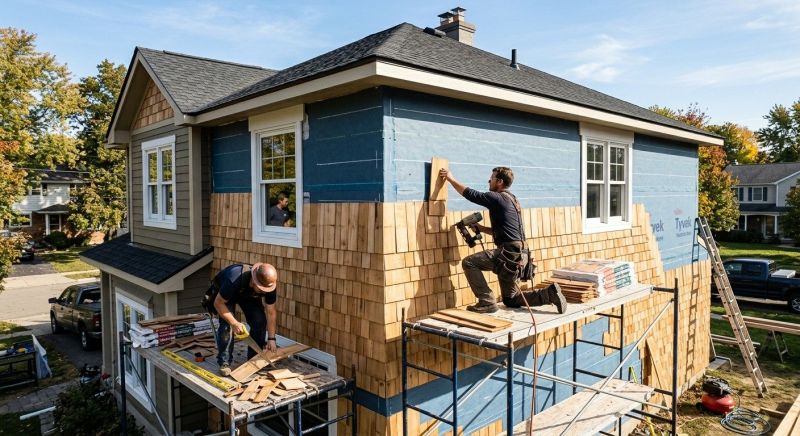 Shingle Siding Installation in Stowe, VT