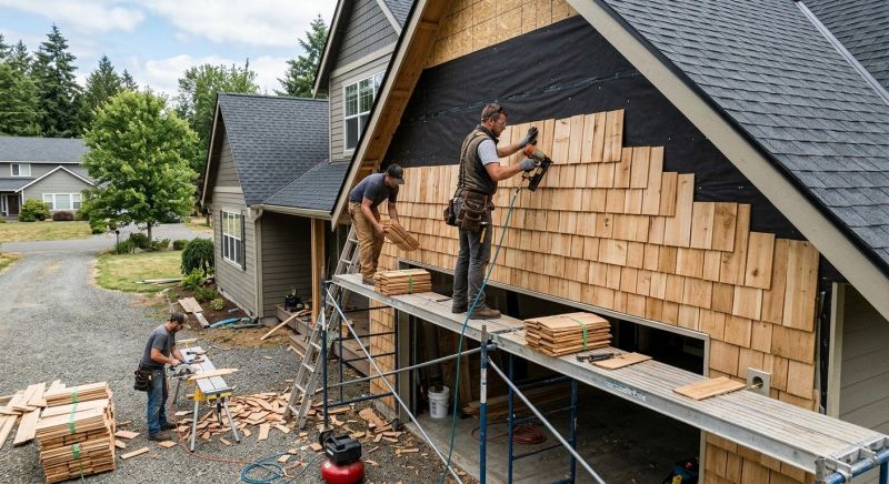 Shingle Siding Installation in Stowe, VT