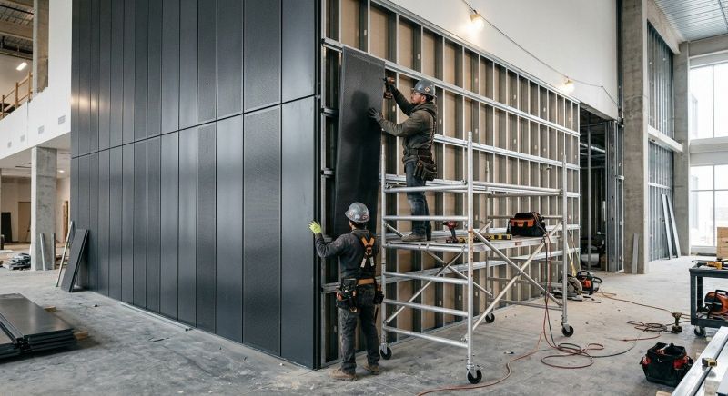 Steel Cladding Installation in Stowe, VT
