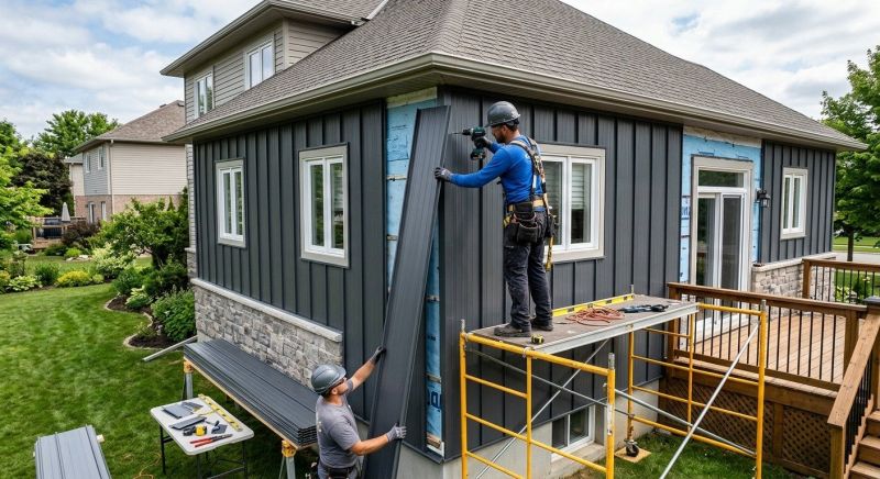 Tin Siding Installation in Stowe, VT