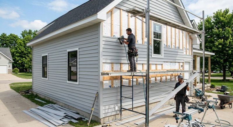 Vinyl Cladding Installation in Stowe, VT