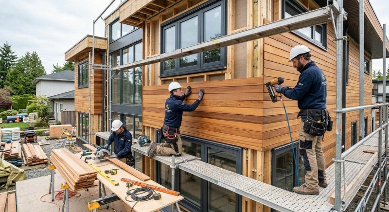 Wood Cladding Installation in Essex Junction, VT