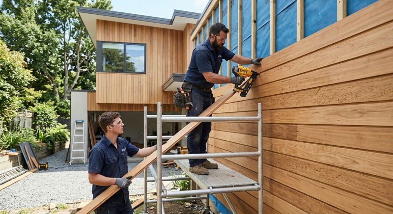 Wood Cladding Installation in Stowe, VT
