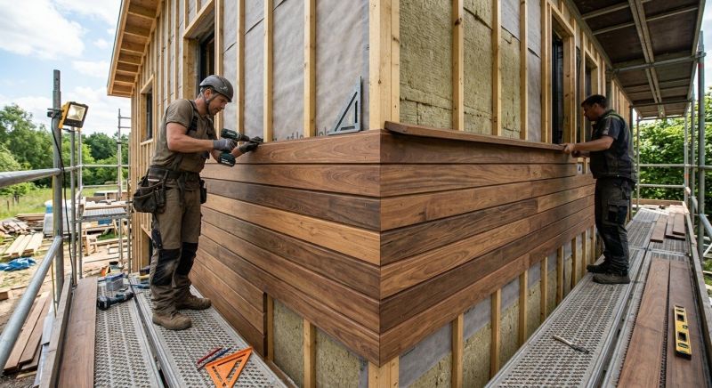 Wood Cladding Installation in Williston, VT