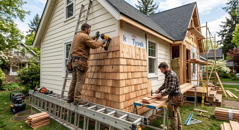 Wood Plank Siding Installation in Stowe, VT