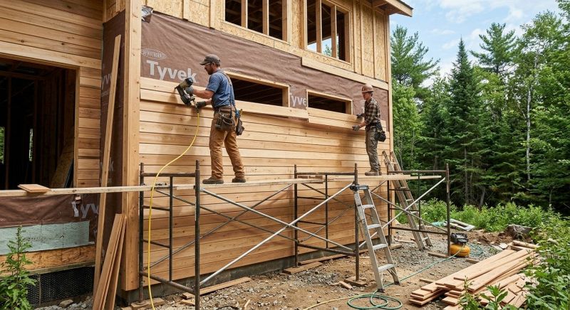 Wood Siding Installation in Morrisville, VT